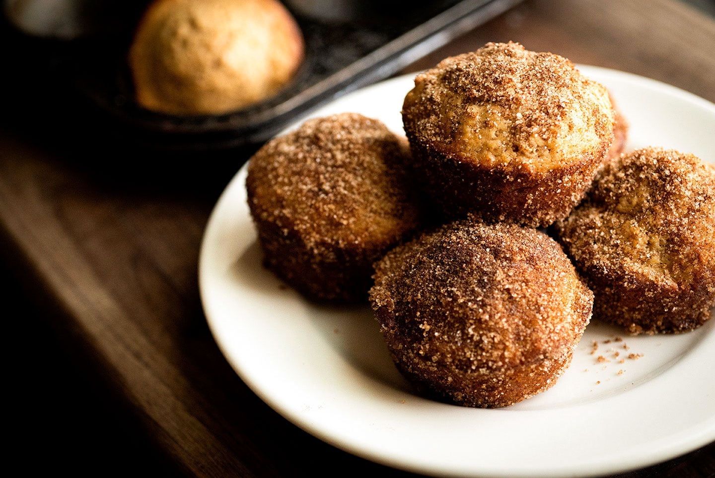 Easy Baked Apple Cider Donut Muffins: No Frying!
